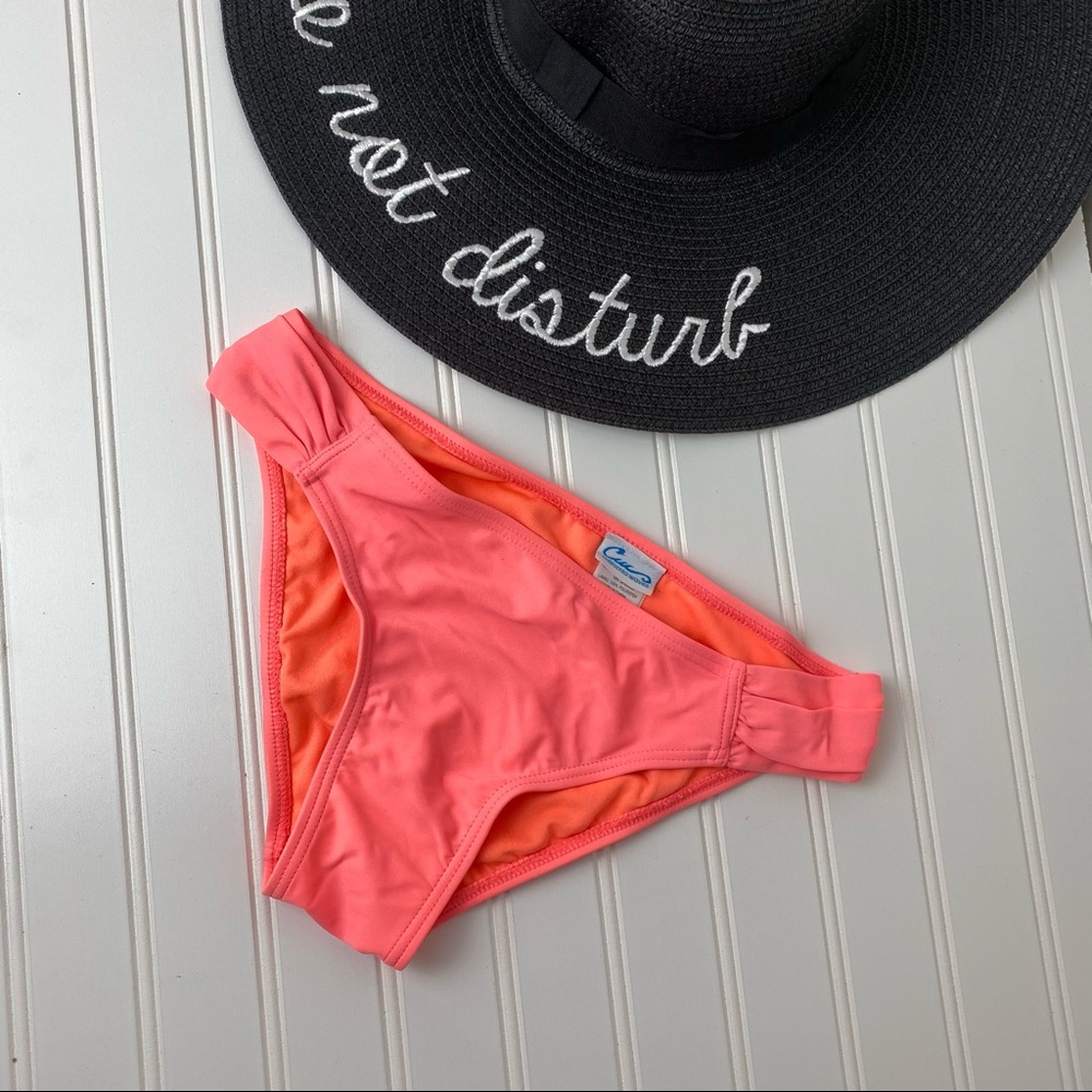 CALIFORNIA WAVES neon pink Bikini swim bottom Size Small S